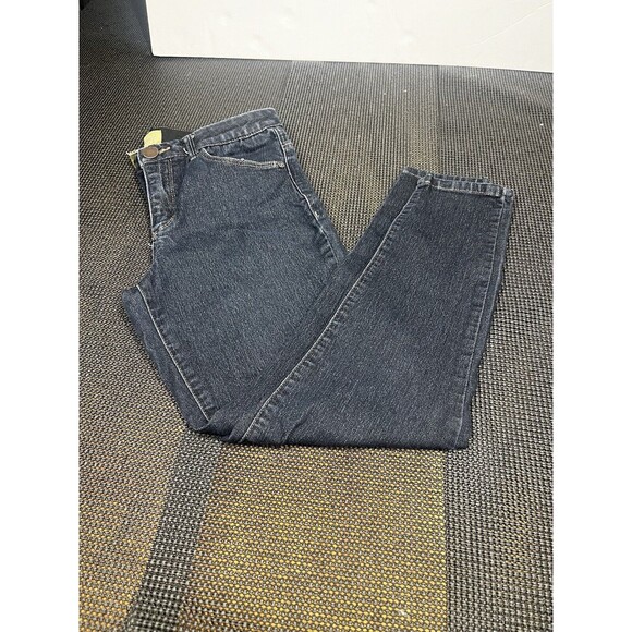 Democracy Jeans Womens Size 6 Blue Ab Solution Skinny‎ Mid Rise Measure - Picture 1 of 6